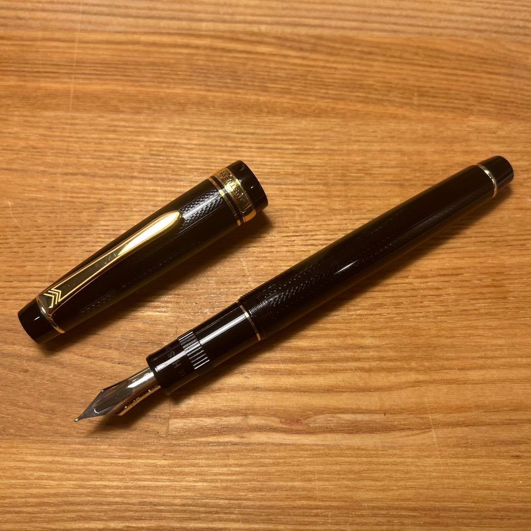 パイロット　ジャスタス95 中字　14k Justus95 ネットブラック