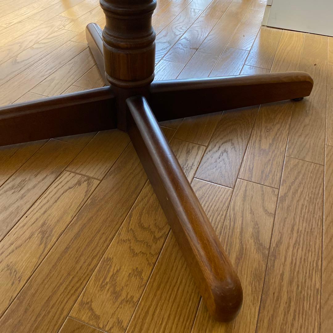 飛騨産業 キツツキマーク ダイニングテーブル ラウンド