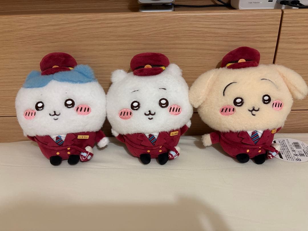 ちいかわ 阪急電車な ほわほわぬいぐるみS 3体セット