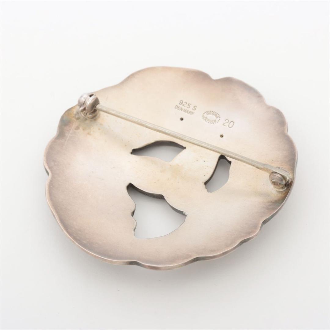 ジョージジェンセン ブローチ 925 16.6g 20 リーフ シルバー 銀