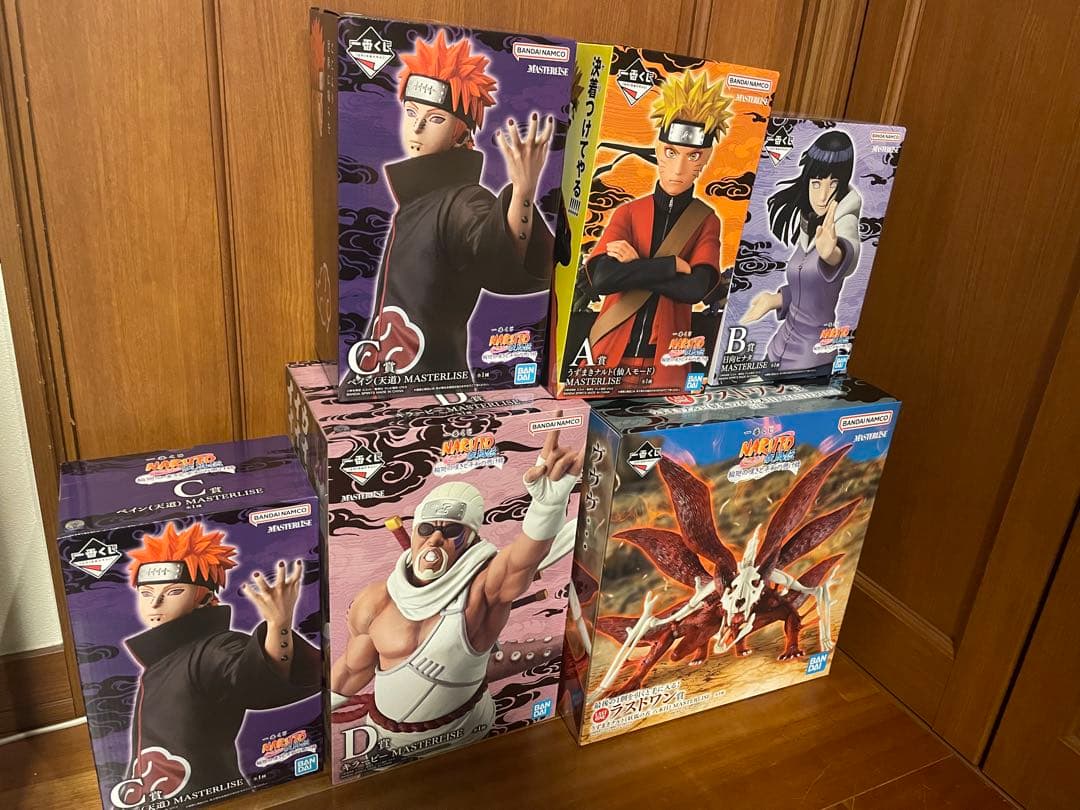 一番くじNARUTO 輪廻の嘆きと平和の懸け橋 フィギュア5種+下位賞