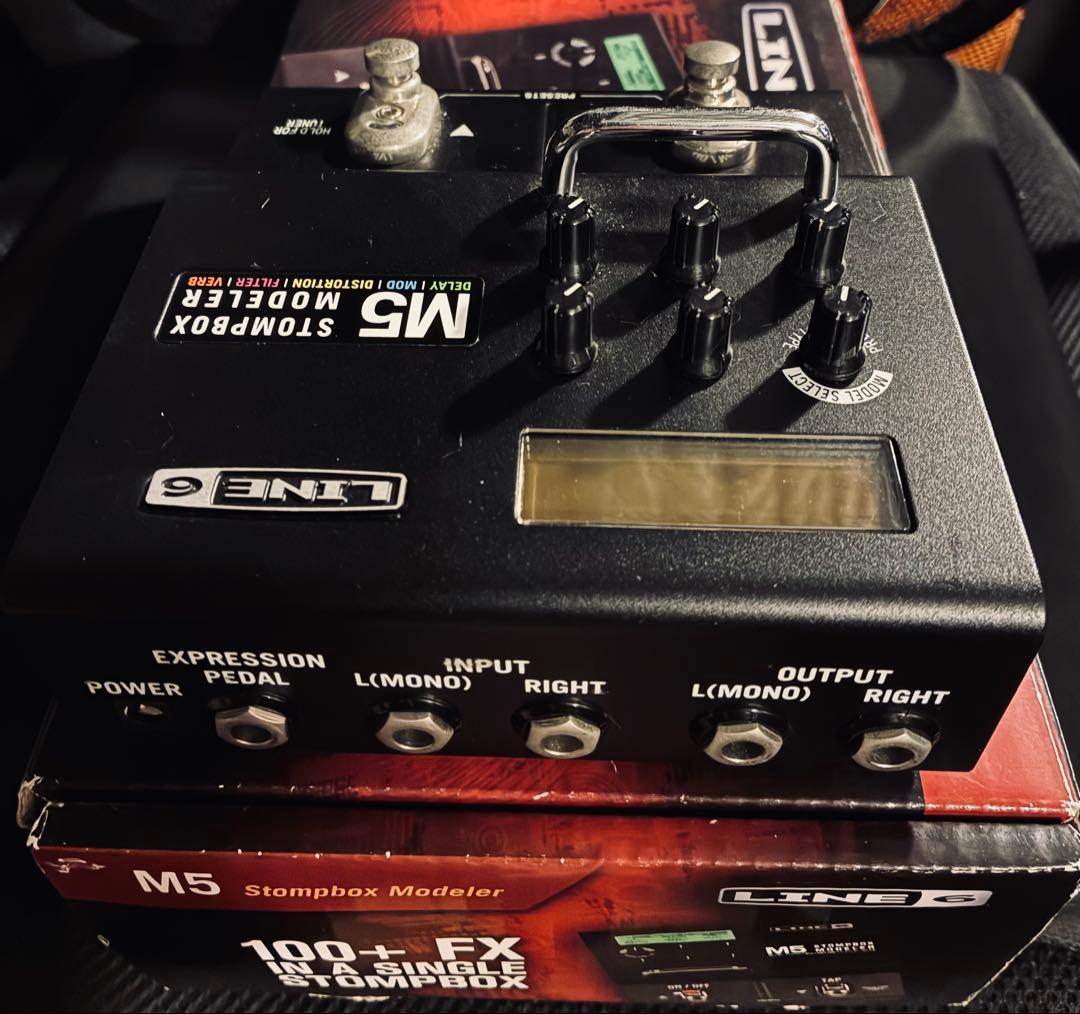LINE6 M5 STOMPBOX MODELER 中古美品!
