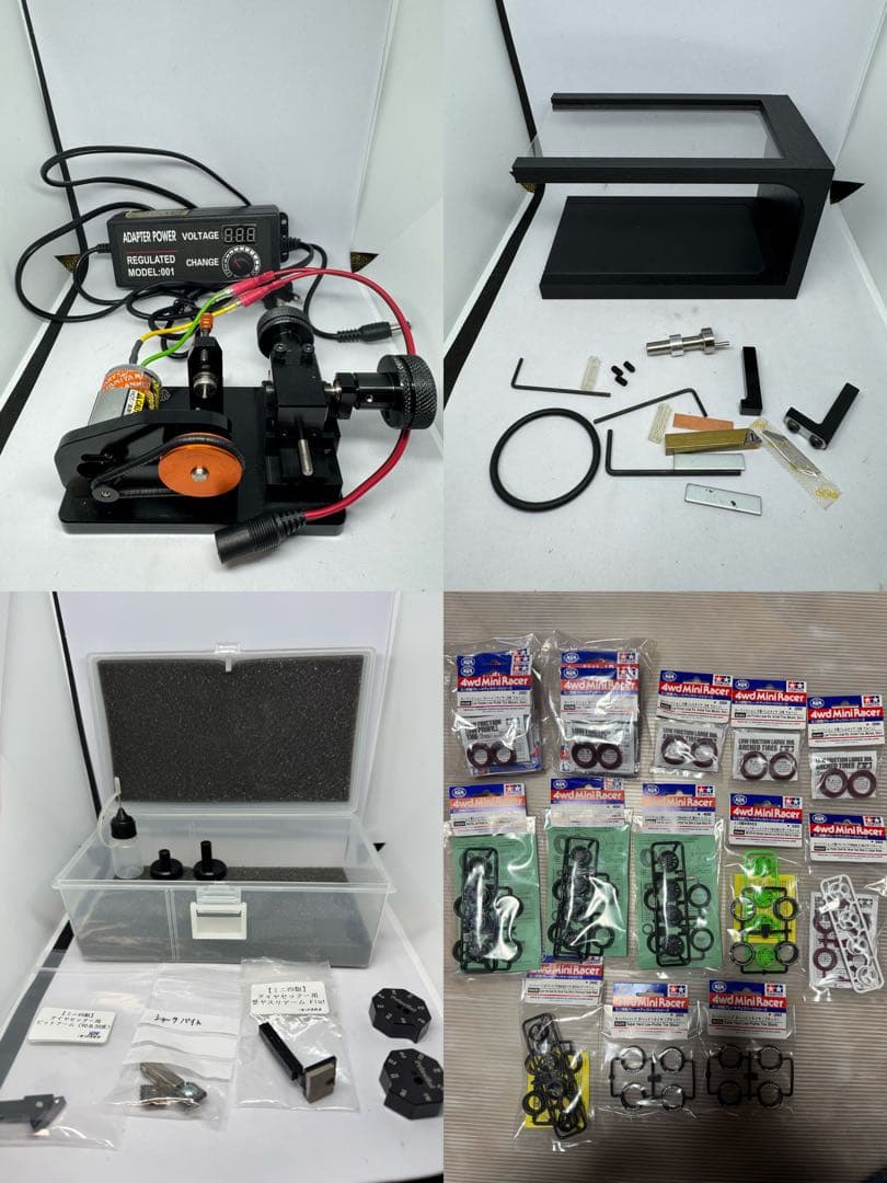 タイヤセッター evo ポテンシャルレーシング　ミニ四駆オプションおまけ多数