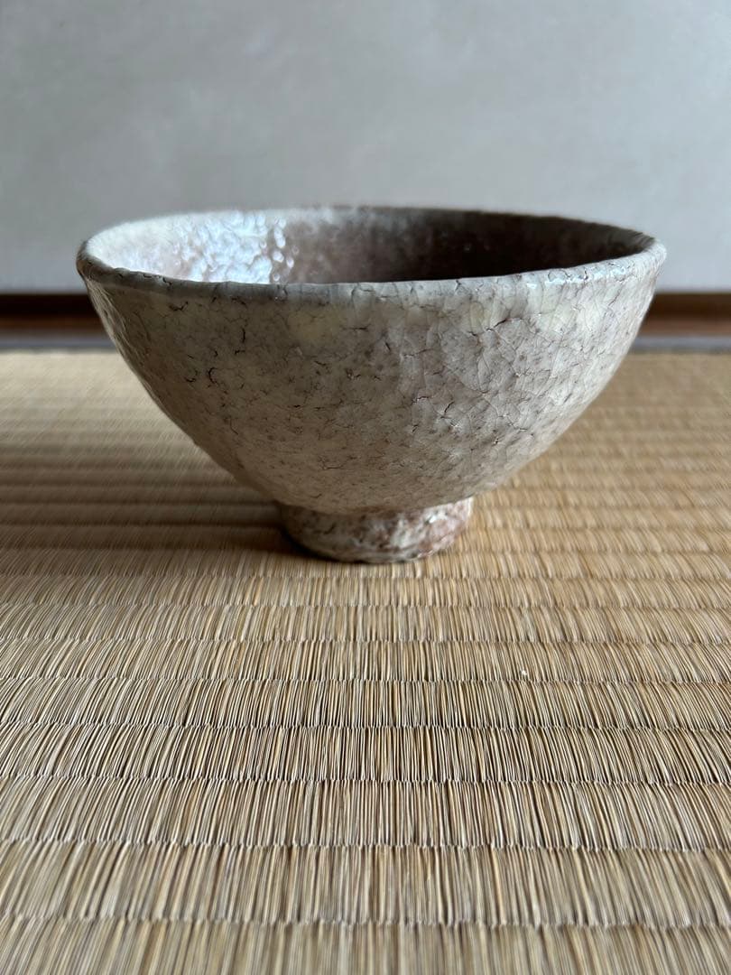 兼田佳炎　萩茶盌