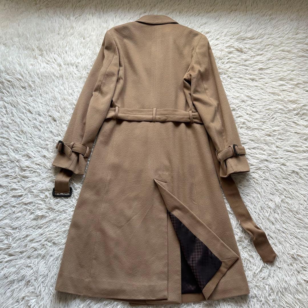 美品✨Moncada カシミヤ100%チェスターコート　ダブル　ロング　キャメル