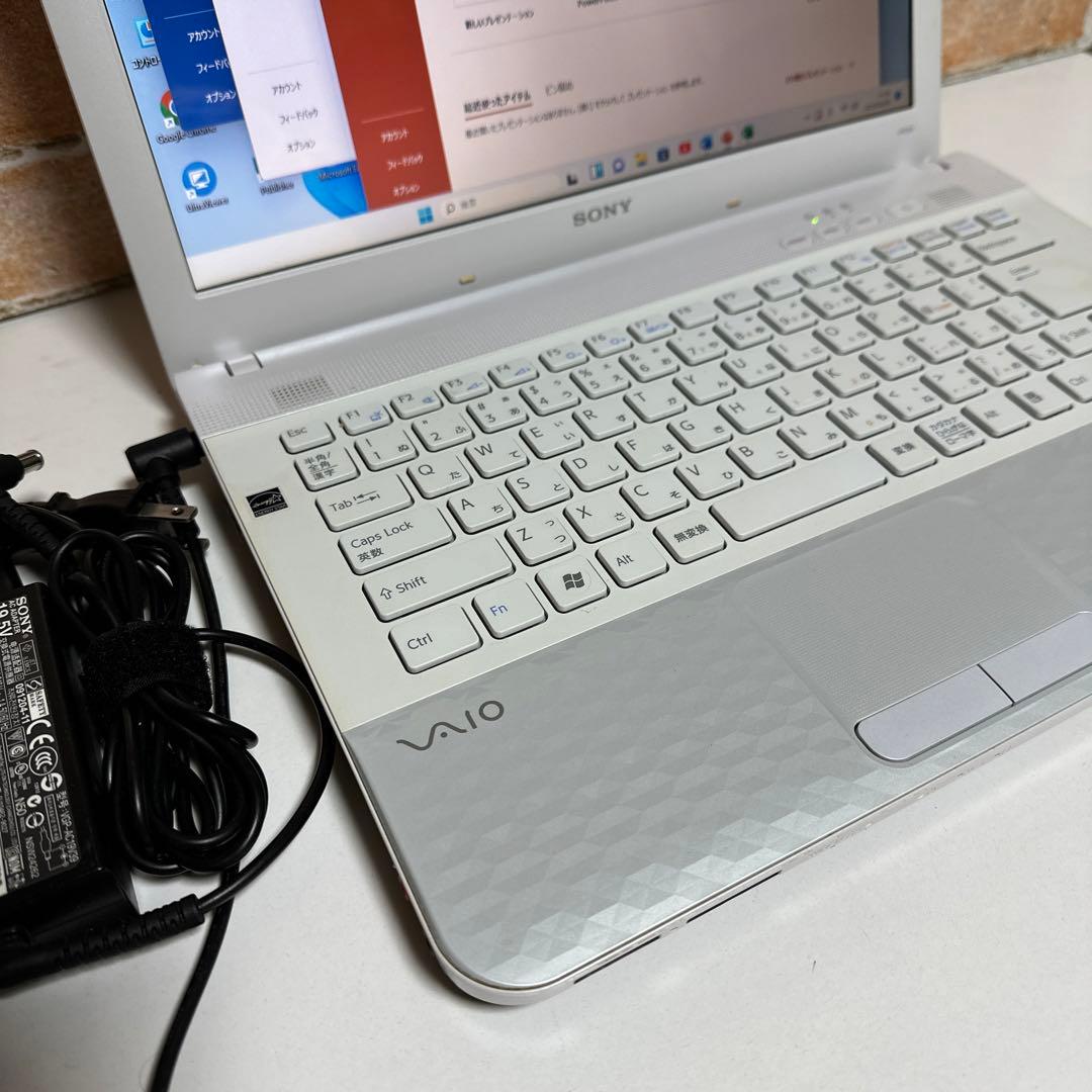 VAIOノート PC SSD 128GB メモリ4GB オフィス2024年