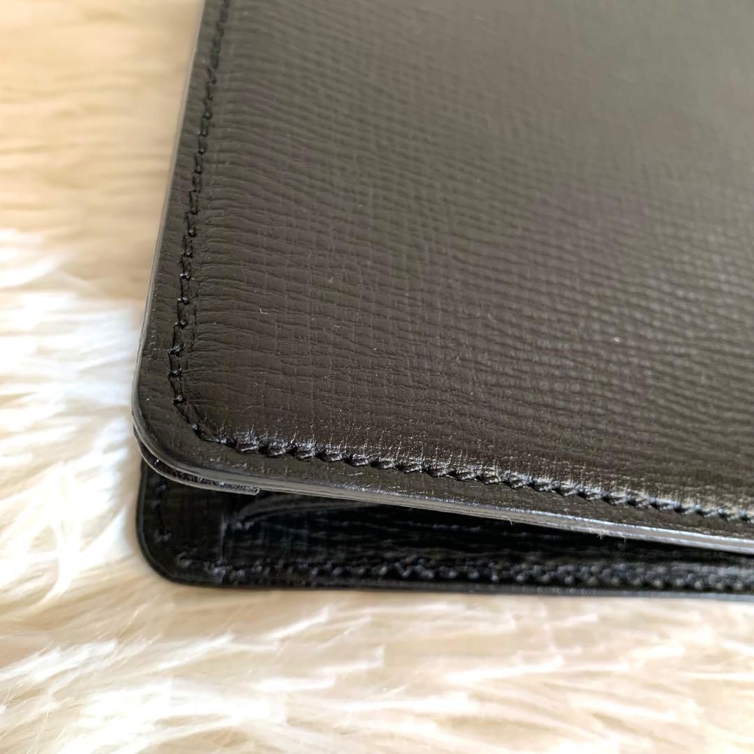 美品❣️BURBERRY ビジネスバッグ ペンチェック レザー 黒　鍵付　A4可能