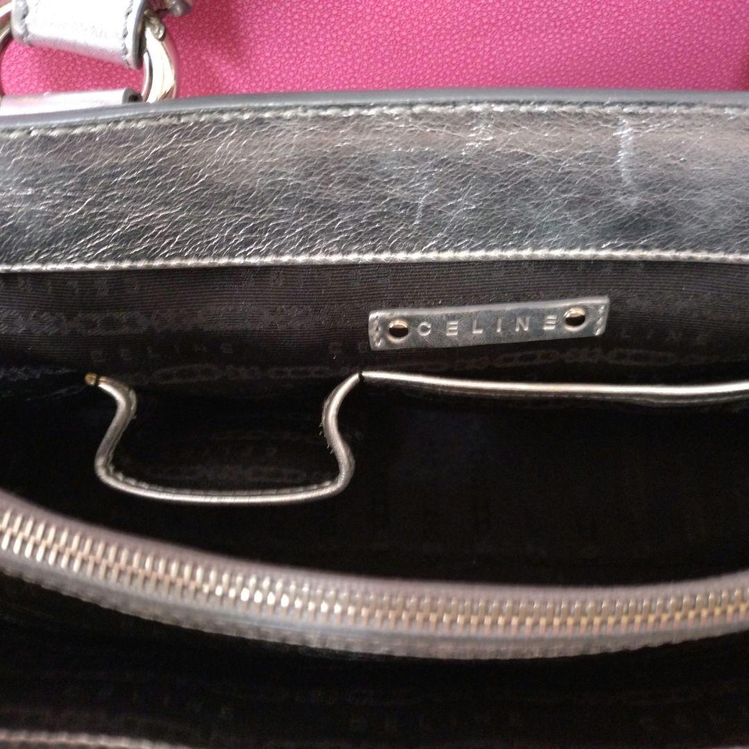 セリーヌ CELINE ブギーバッグ シルバー