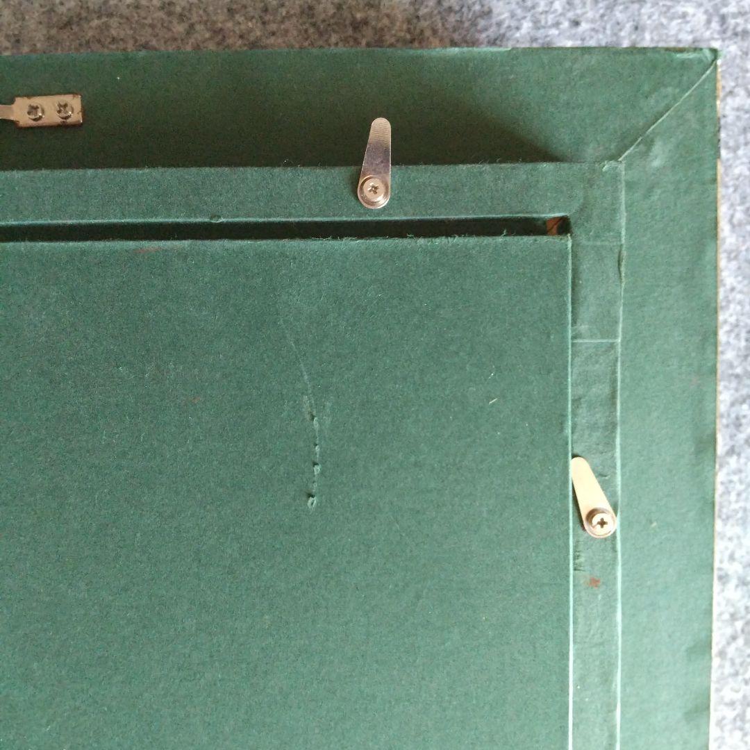 巨匠の肉筆模写 アンティーク調 高級ゴールド額縁ガラス入り保田三友紀のF10油絵