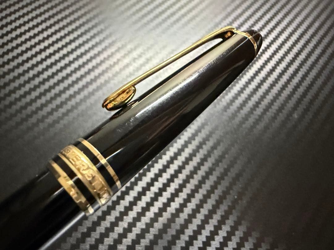 極美品 エボナイト芯 モンブラン 144 ブラック 全金 EF 極細字 万年筆