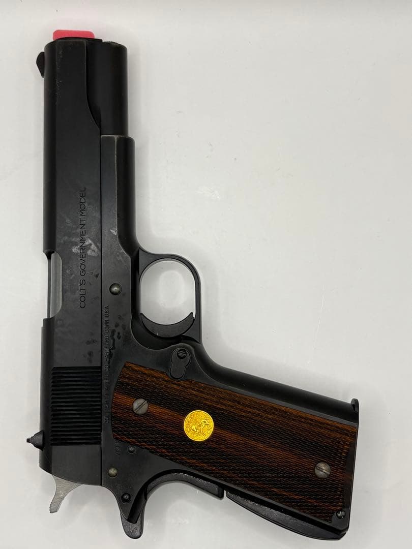 WA コルト MKIVシリーズ70 リアルスチール Ver. 木製スタンド