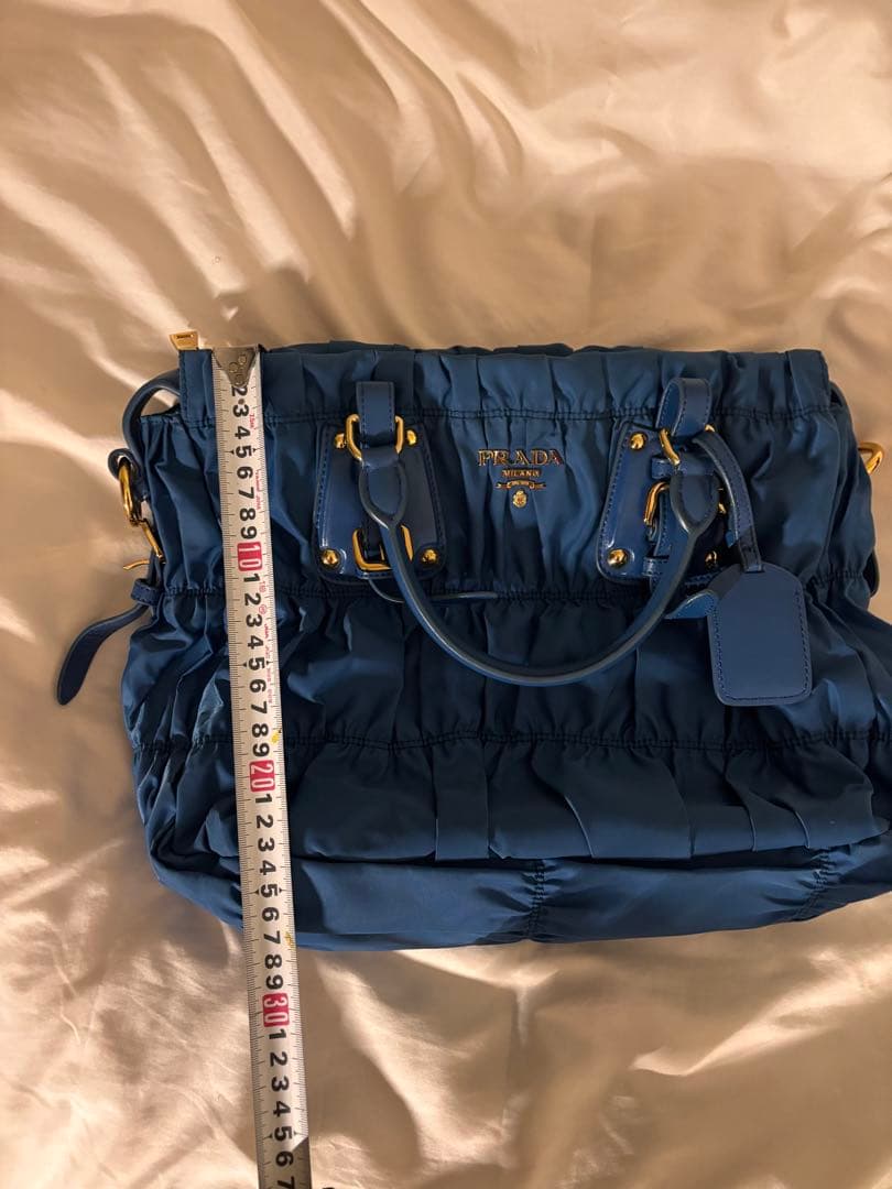 PRADA ネイビー ショルダーバッグ