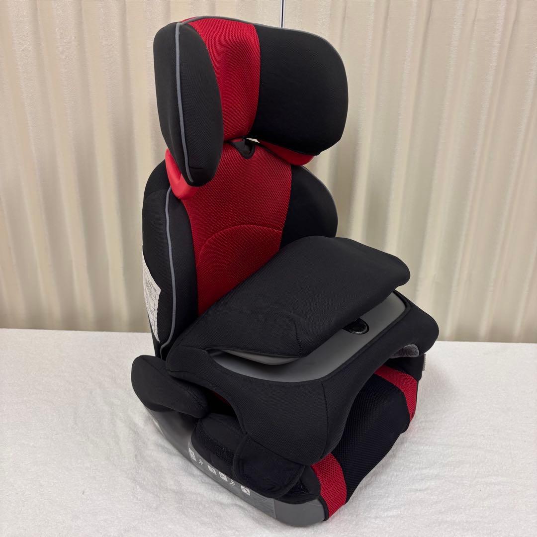 クリーニング済　☆綺麗☆　1〜11才　エールべべ　サラット3ステップⅡ　レッド黒