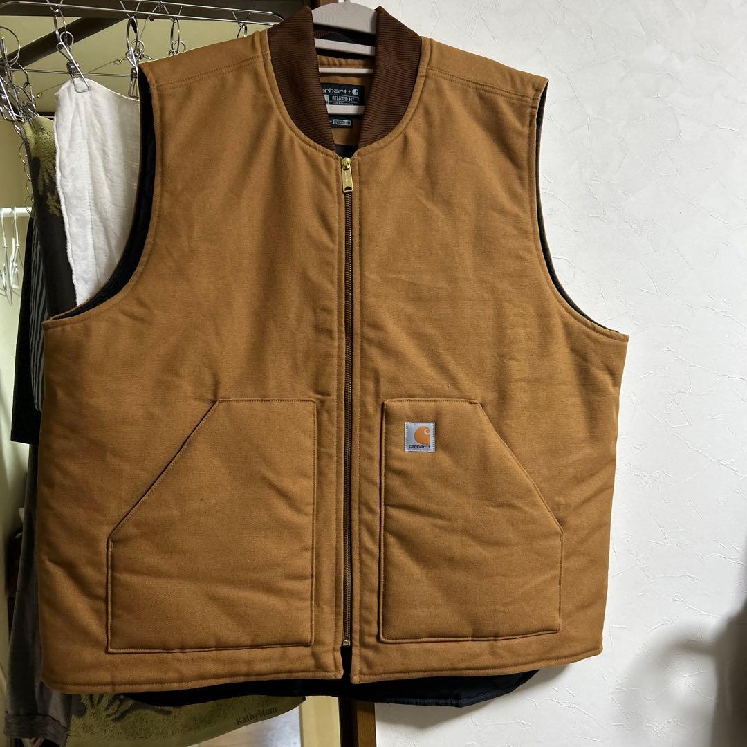 Carhartt OV001-M XL ブラウン ベスト