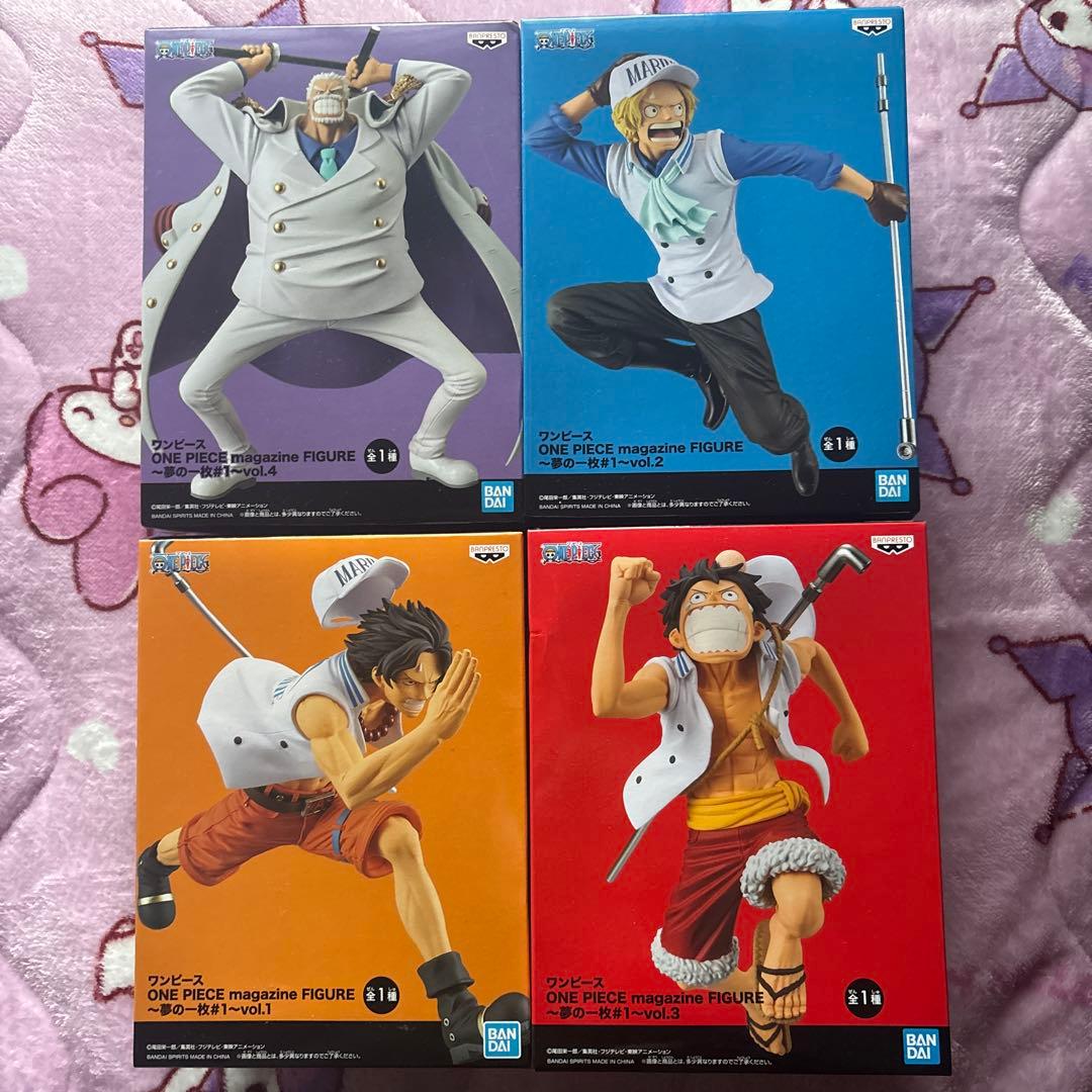 ワンピース 夢の一枚 フィギュア 全4種