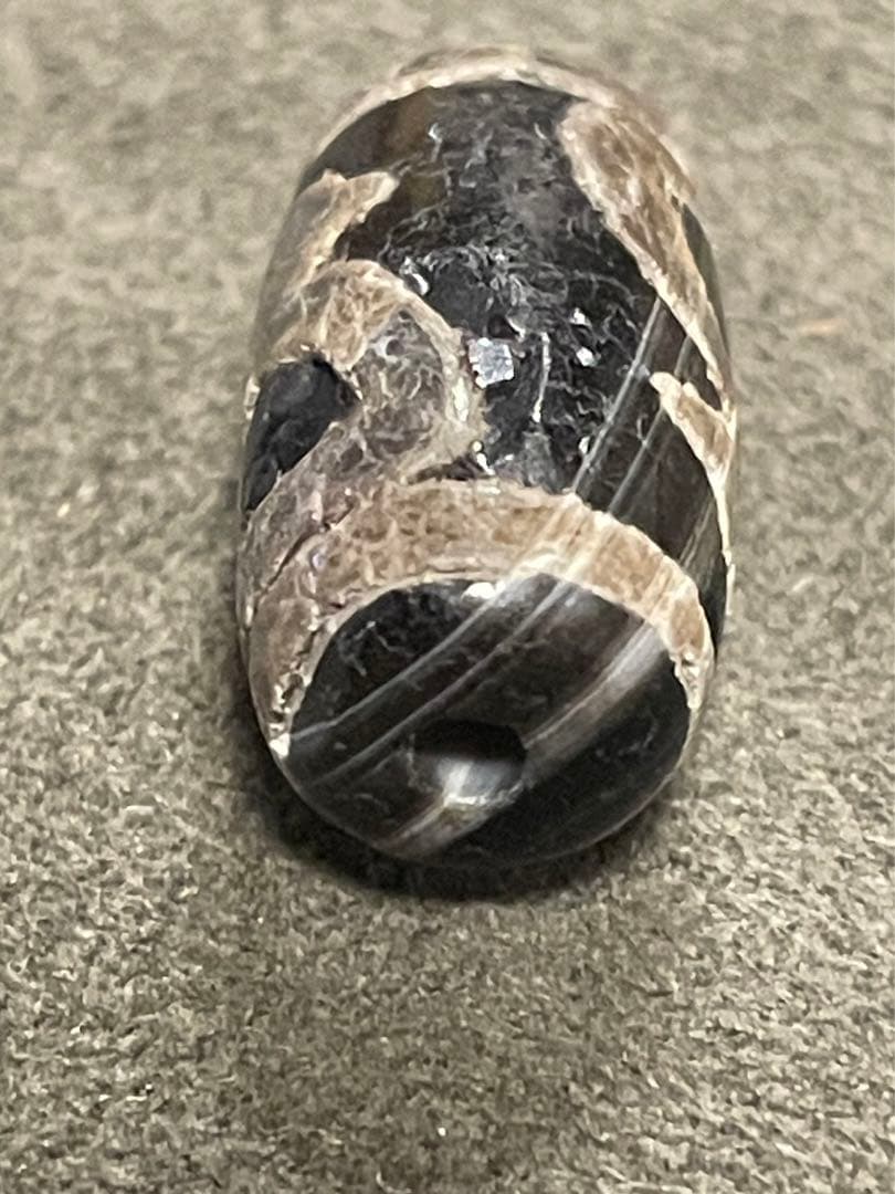 古代天珠　財神天珠　瑪瑙