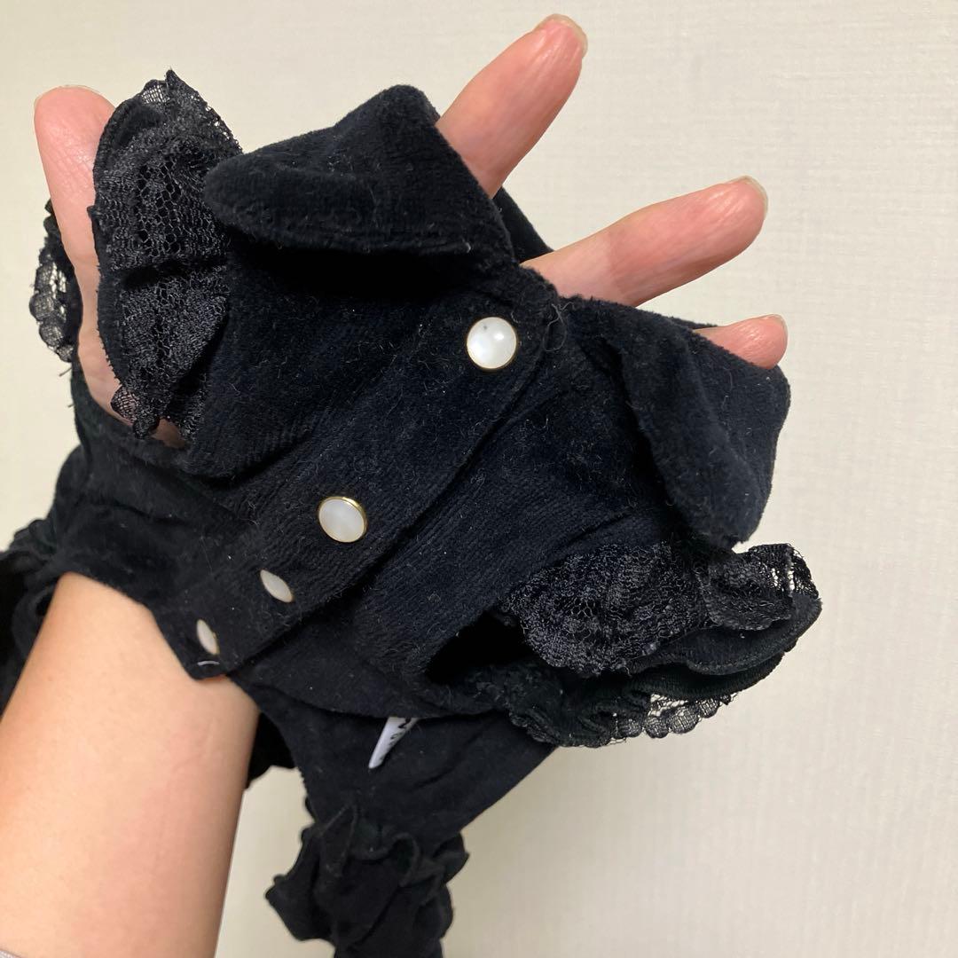 ene☆ ワンピース　黒　フリル　レース　上品　カリーナ　ハンナ　好きな方に