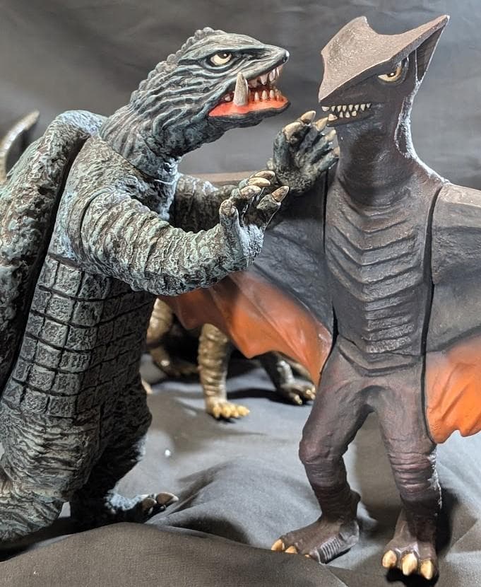 昭和ガメラ＆対戦怪獣（エクスプラス）ソフビフィギュア５体セット