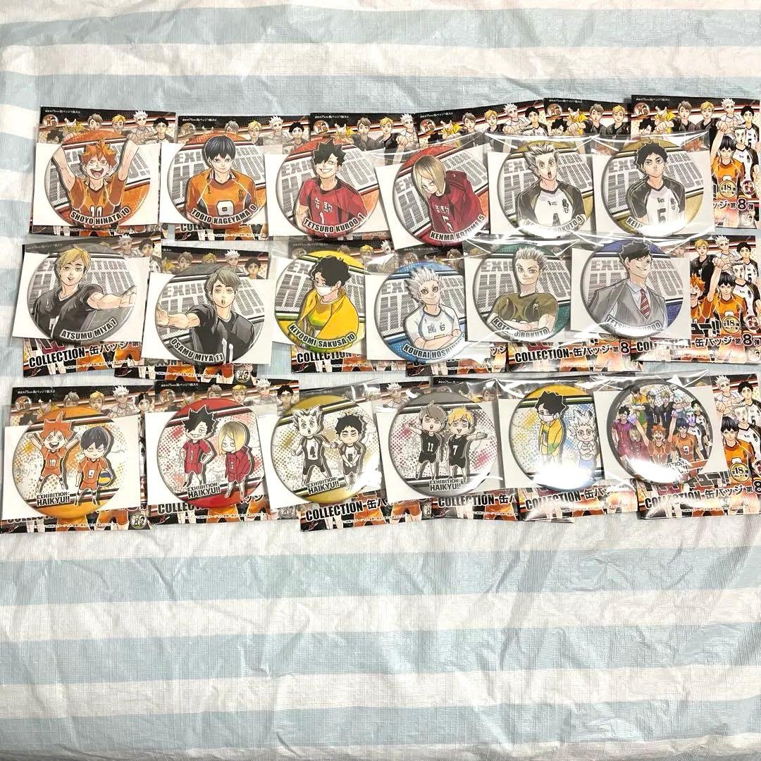 ハイキュー ハイキュー展 コレクション缶バッジ 仙台 東京 フルコンプ