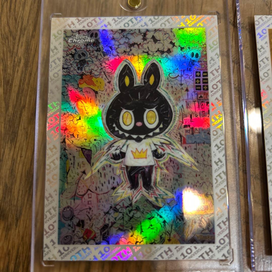 レア！topps chrome labubu リフラクター　10th セット