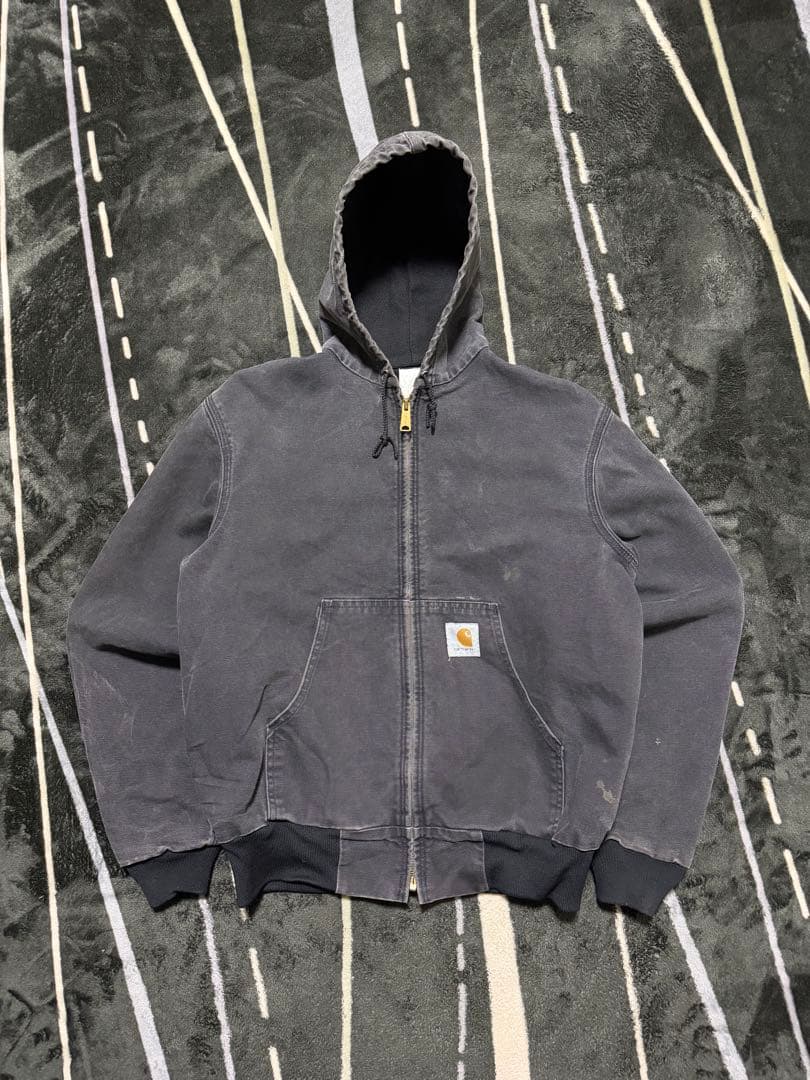 ‼️希望90sカーハートアクティブジャケットJ03ブラックUSA製