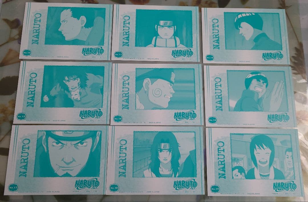 NARUTO ナルト ブロマイドカード 58枚