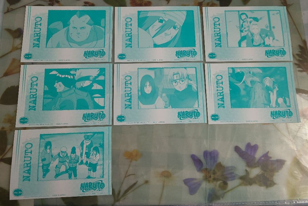 NARUTO ナルト ブロマイドカード 58枚