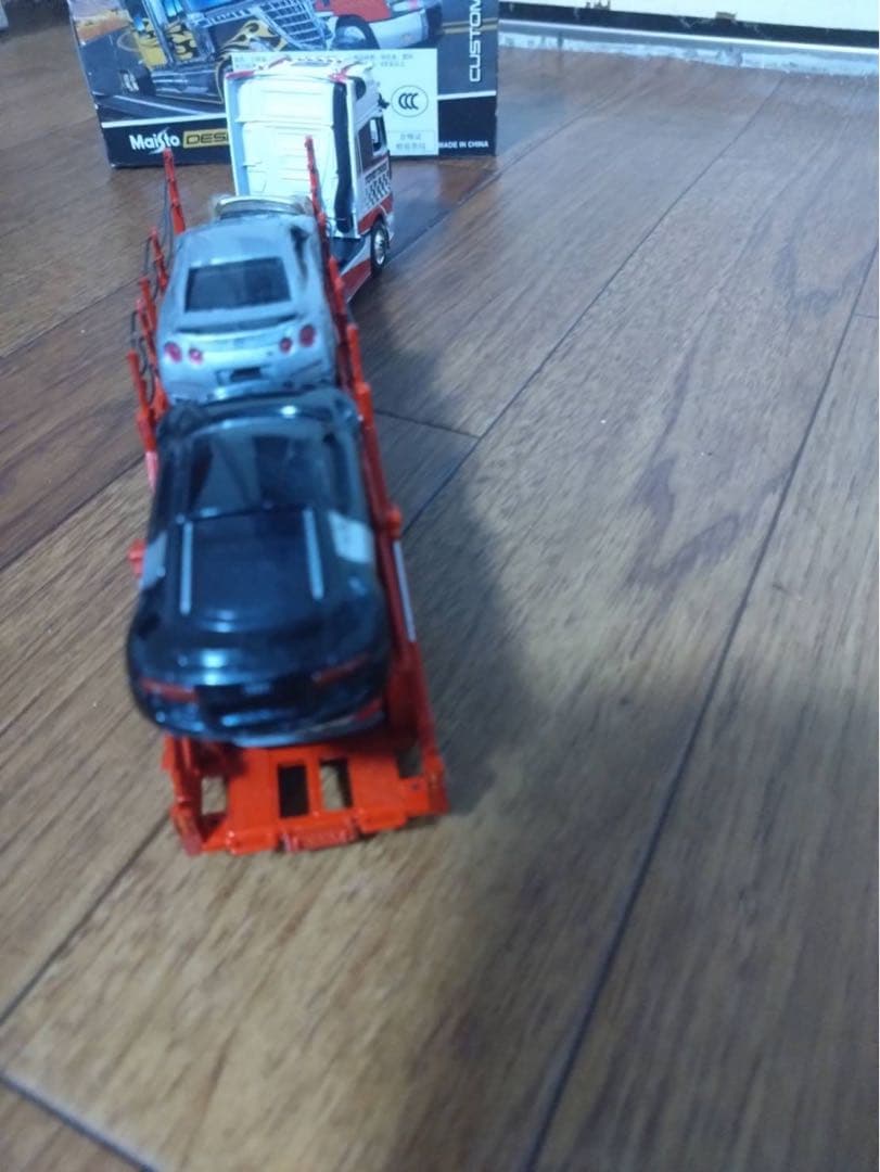 ベンツ1/64　DD-modelsトレーラー　トミカ5台セット