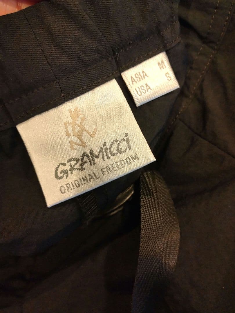 【美品】GRAMICCI NYLON FLARE PANTS ブラック M