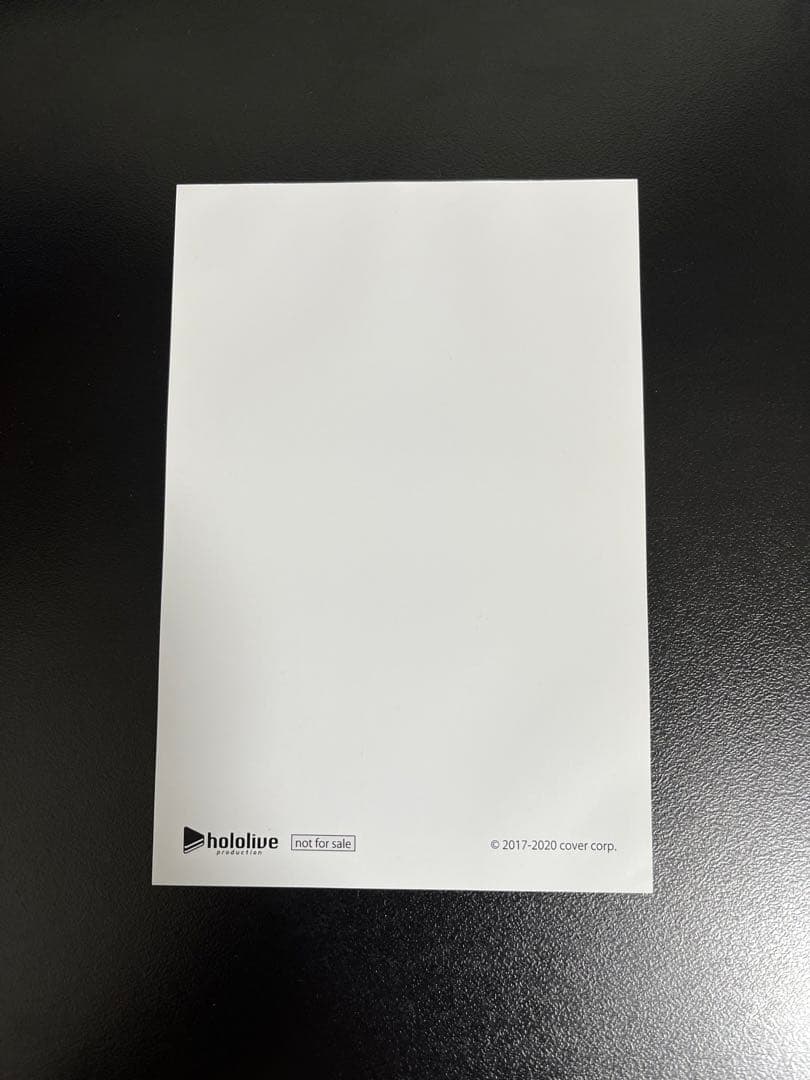 ホロライブ　白銀ノエル　20万人記念　直筆サインポストカード