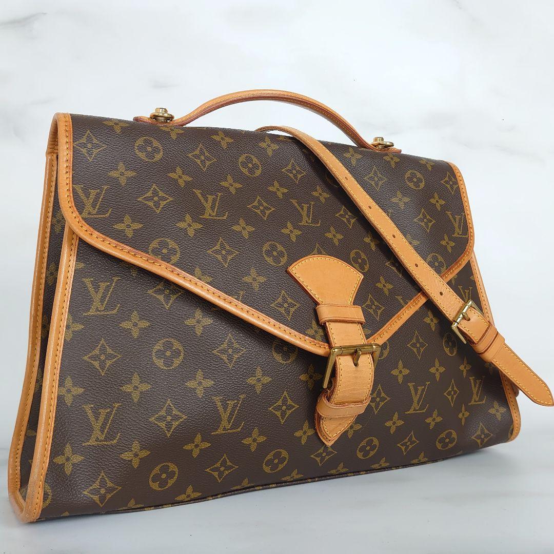 ルイヴィトン モノグラム ベルエア ビジネスバッグ ショルダー ブリーフケース
