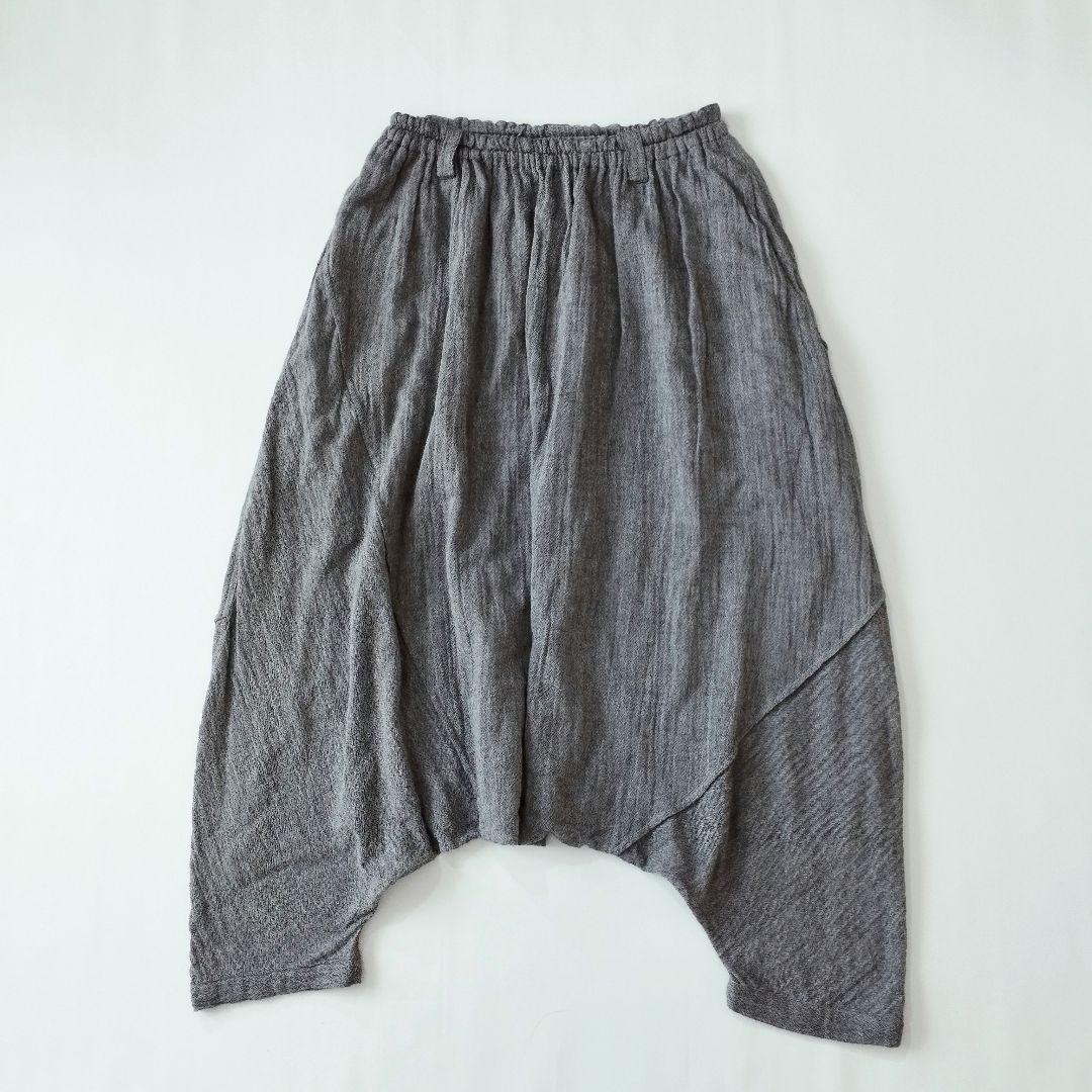 萠 MOYURU✨️サルエルパンツ やわらかコットン