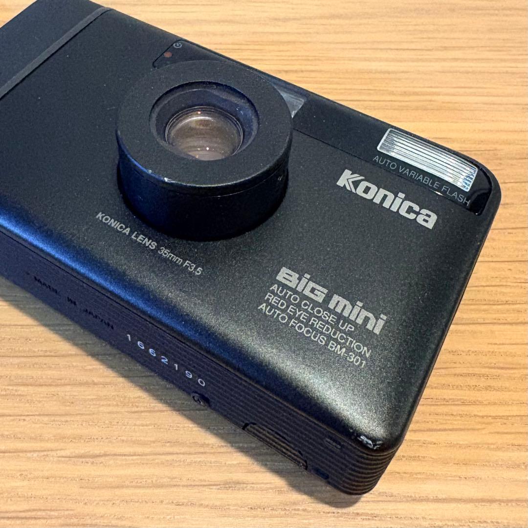 コニカ Konica Big Mini BM-301 フィルムカメラ 電池付き