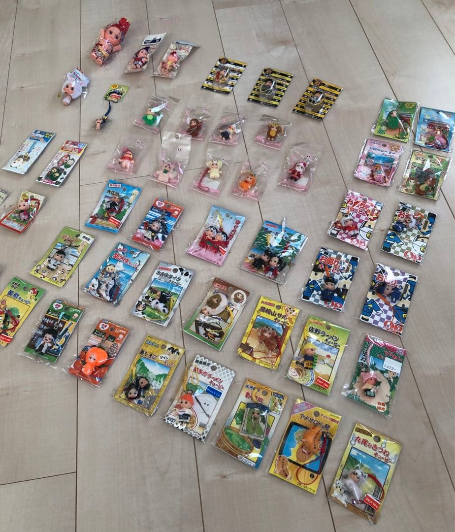 ☆未使用☆ご当地 限定 キューピー ストラップ 50個セット まとめ売り