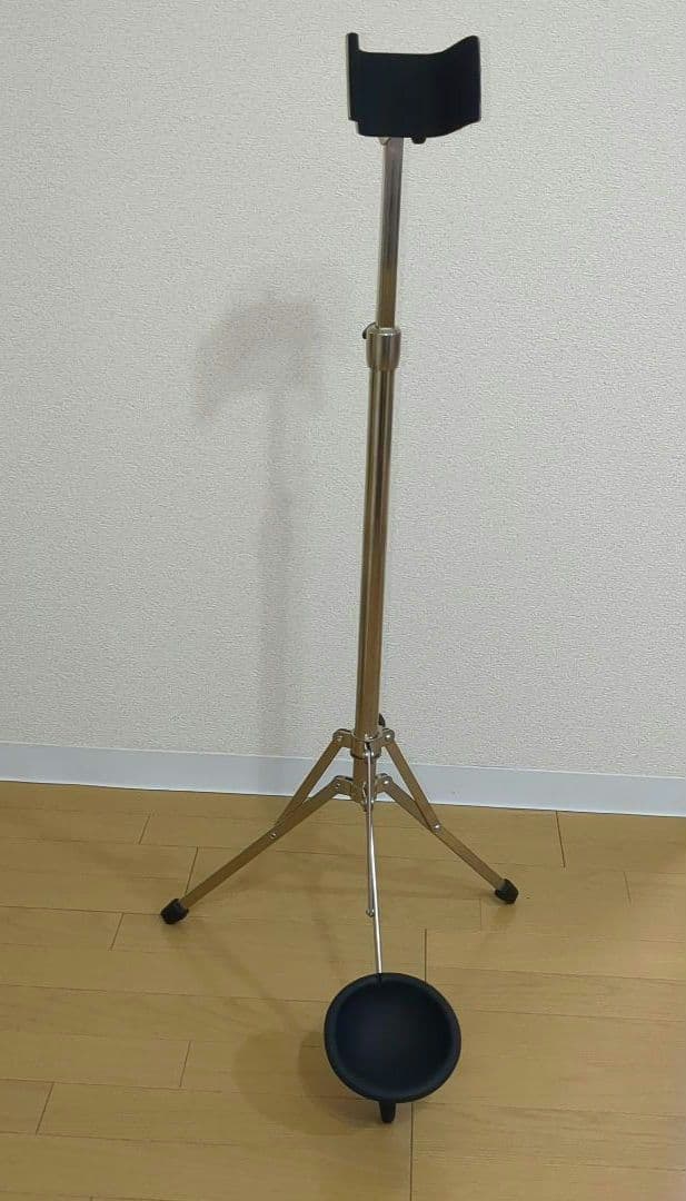 K&M　バスクラリネット兼ファゴット用スタンド　高さ調整可能