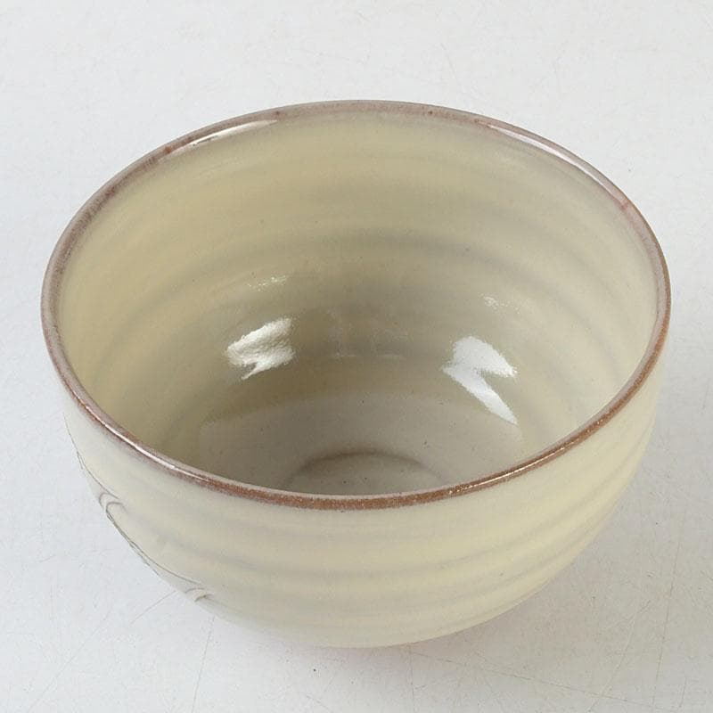 茶道具　赤膚焼　大塩昭山造　茶碗　共布共箱　V　9603