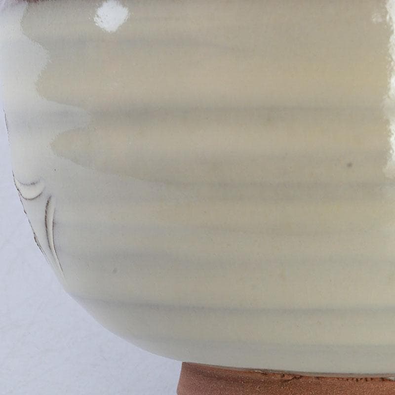 茶道具　赤膚焼　大塩昭山造　茶碗　共布共箱　V　9603