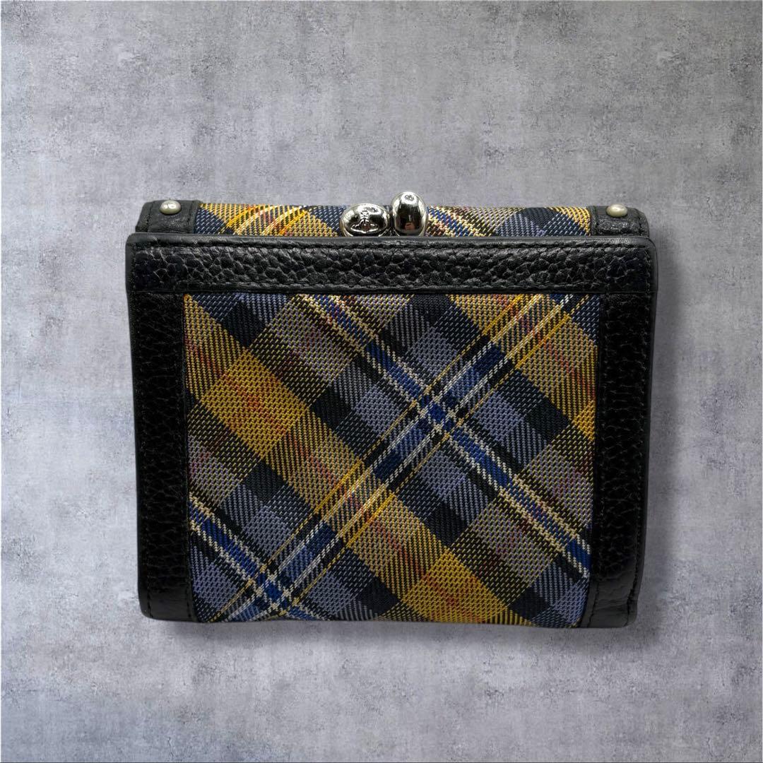 【美品】ヴィヴィアンウエストウッド 三つ折り財布 がま口 スタッズ y2k