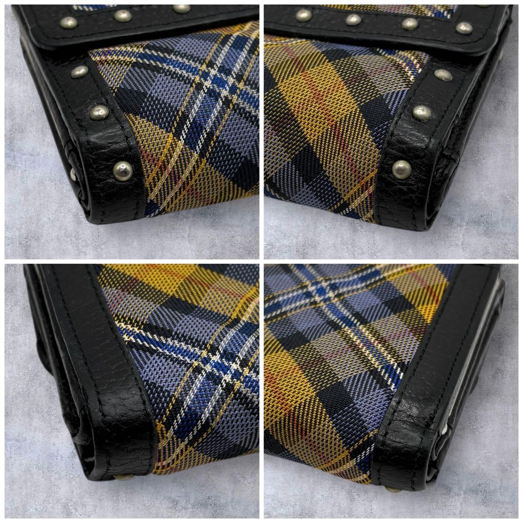 【美品】ヴィヴィアンウエストウッド 三つ折り財布 がま口 スタッズ y2k