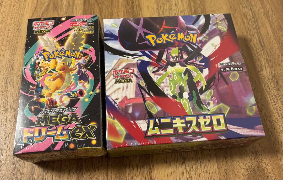 ポケモンカードMEGAドリームEX & ムニキゼロ box シュリンク付き