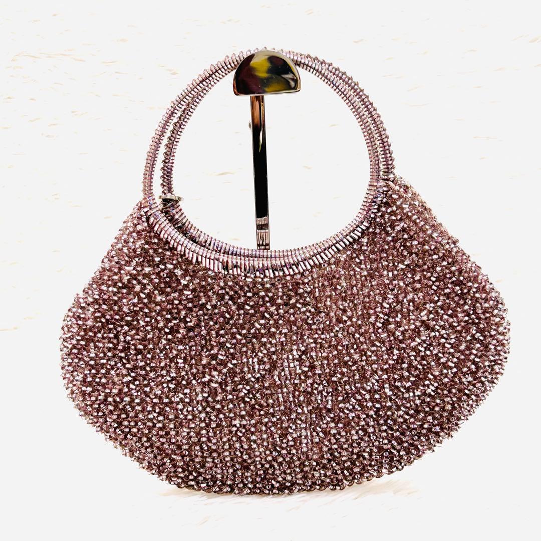 マルちゃん様⭐️【美品】ANTEPRIMA ワイヤーバッグ　ピンクシルバー