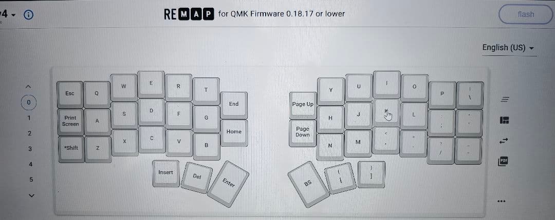 corne v4 自作キーボード 分離型 片手