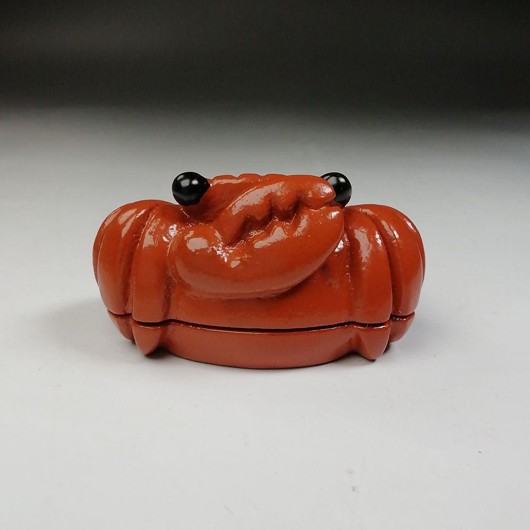 Ｔ９３６　香合　『蟹　香合』『山崖宗陽 作』漆塗蒔絵　共箱　茶道具