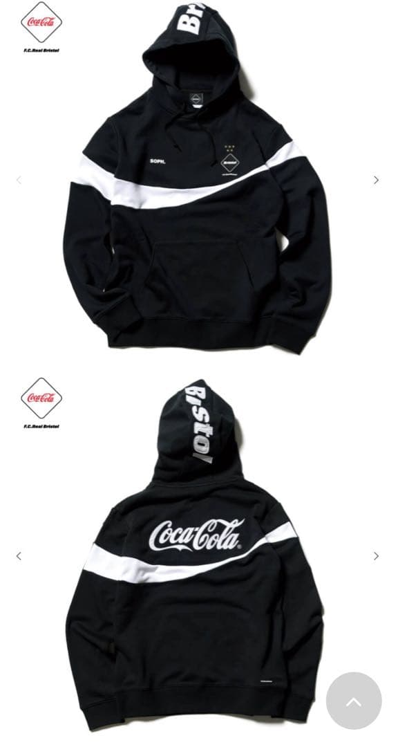 トップス FCRB COCA-COLA COLOR BLOCK HOODIE