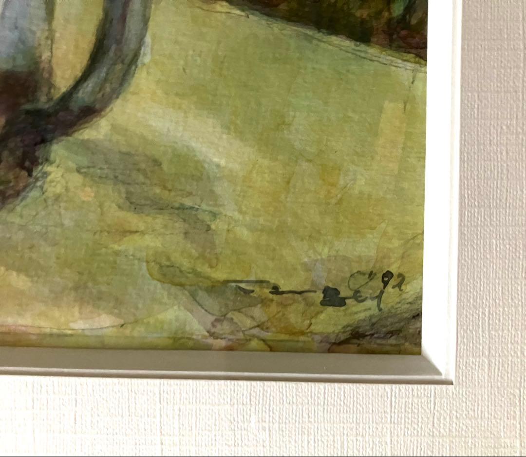 鎮西忠行「ばら」　水彩画 1992年制作