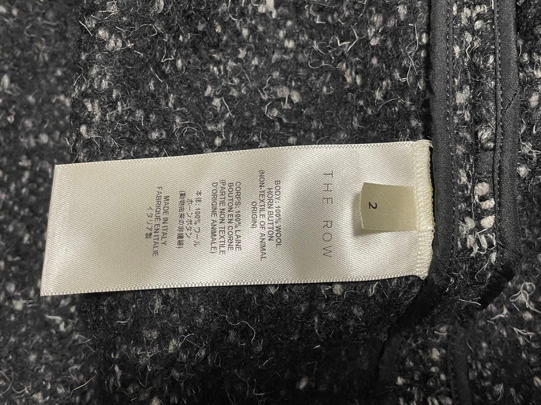 ザロウ THE ROW Macaria ウールコート2 美品 2025年製80万