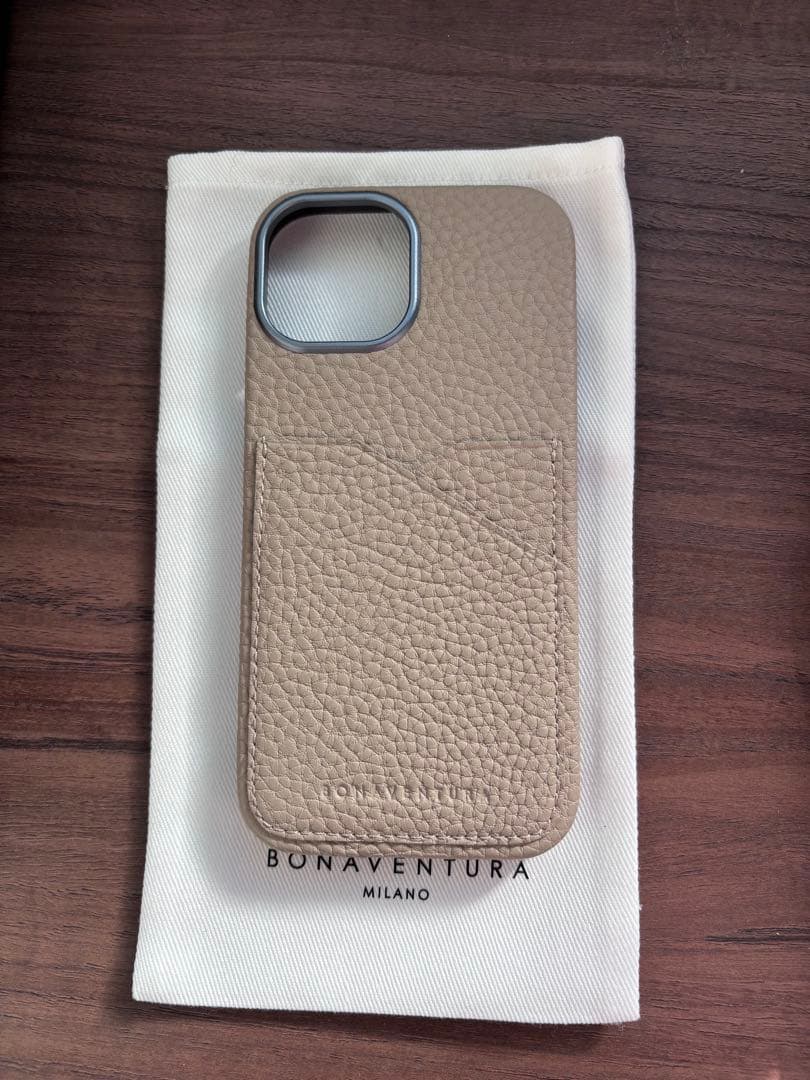 BONAVENTURA iphone 15 ケース シュリンクレザー