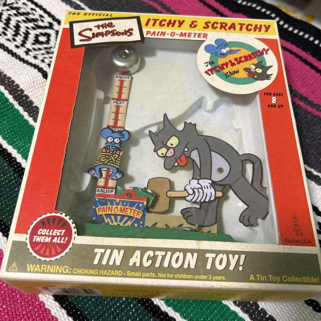 レア　ザ・シンプソンズ イッチー＆スカッチー ペインオメーター