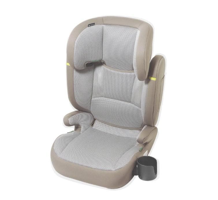 【リーマン】ハイバックジュニアライトR129 モカグレー　シートベルト固定