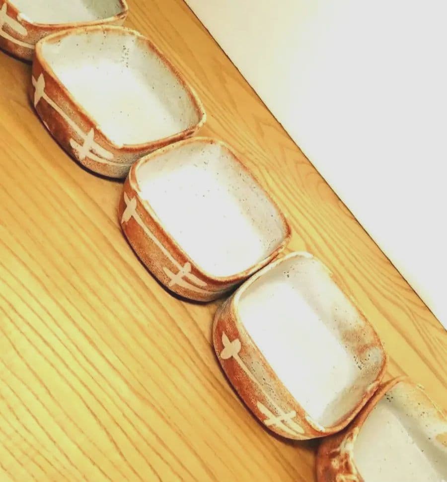 ☆ 加藤卓男 人間国宝 志野向付